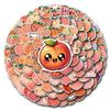 110 Fruit Peach Graffiti Style Waterproof Stickers for Skateboards, Luggage, and Journals
