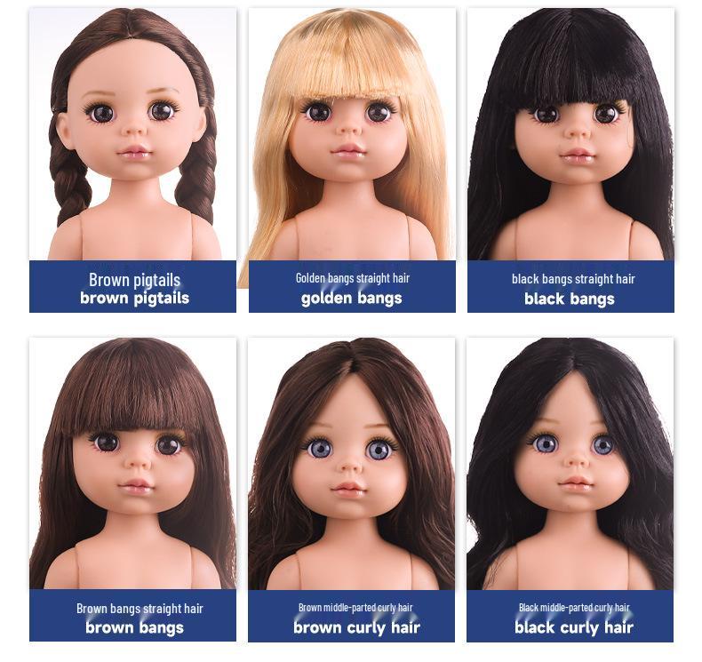 12-Zoll American Girl Vinyl Reborn Puppe, Ganzkörper-Spielzeug für Mädchen, DIY & Beliebt.