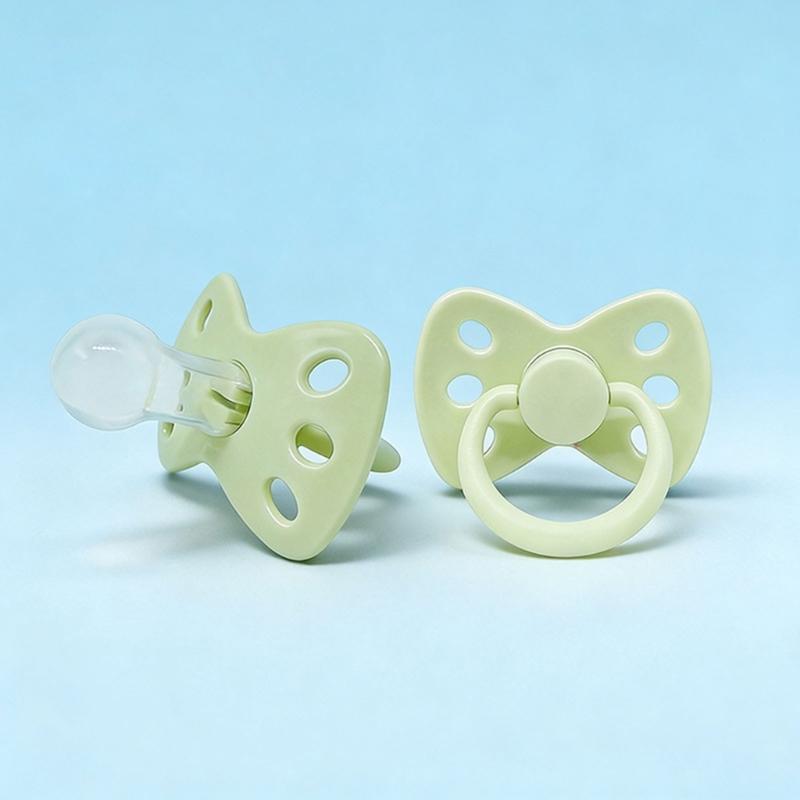 Food Grade Dummy Soother Pacifier Adorable Flower / Bowknot Shaped Pacifier For Newborns Make Of Silicone