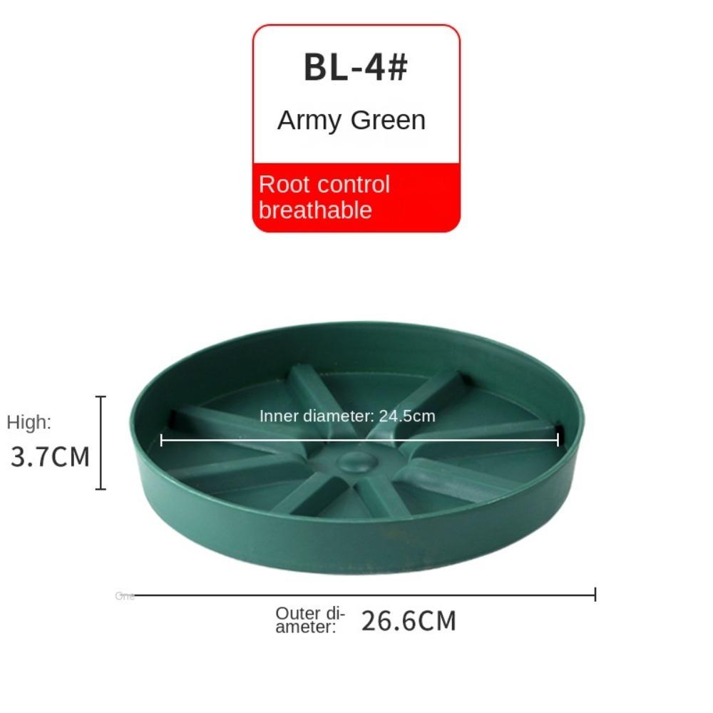 New Mobile Flowerpot Tray Plastic BreathableBase Bottom Flower Pot Gardening Anti Rotting Root Plant Pot Tray