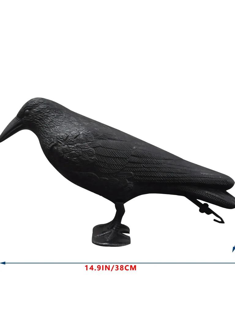 Decoracion Jardin Exterior Simulation Black Crow Raven Bird Repellent Pest Control Pigeon Repellent Garden Decoration Outdoor