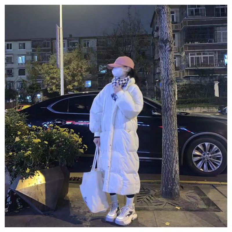 

Женское зимнее хлопковое пальто оверсайз в корейском стиле 2023 года - Толстое, на подкладке, стильная верхняя одежда средней длины XL (170-190 Jin)