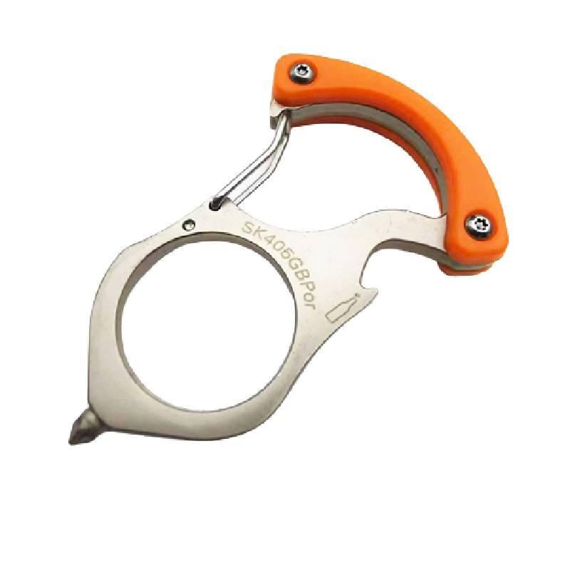 Tragbarer Schlüsselanhänger-Flaschenöffner mit Glasbrecherlegierung