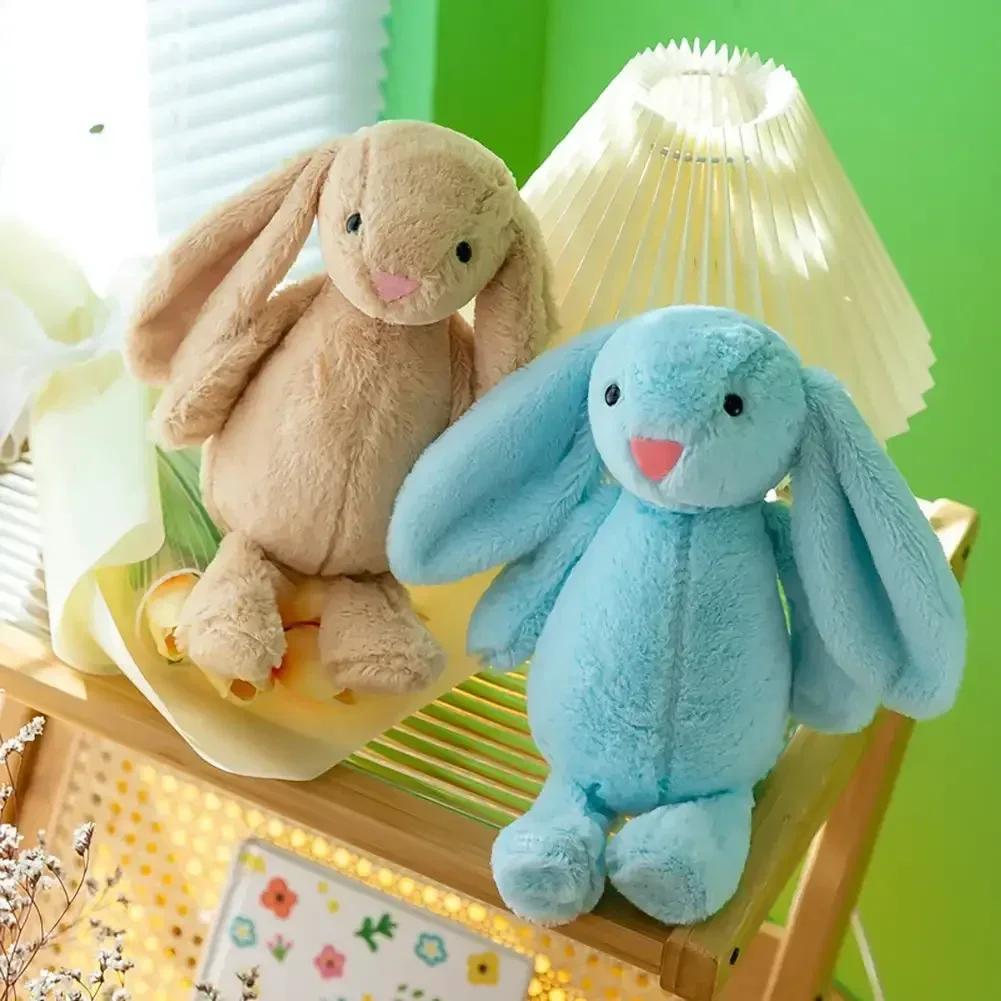 30cm Cute Plush Rabbit Toy Stuffed Toy Doll Babies Sleeping Companion Cute Plush Long Ear Rabbit Doll Children's Gift Plushies