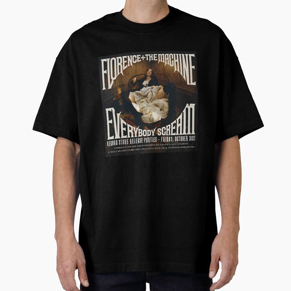 Florence The Machine Everybody Scream Tour 2026 Aym Oversized T-Shirt
