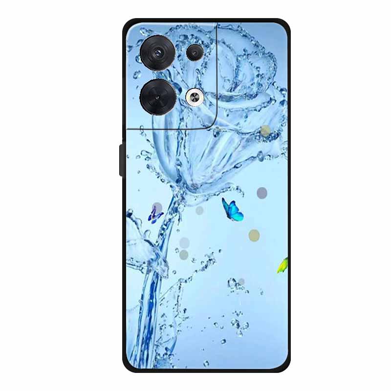For Oppo Reno 8 5G Case Luxury Soft Silicone Love Back Cover for OPPO Reno8 Pro + Plus Coque Reno 8 Pro 5G Global CPH2359 Funda