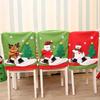 1pc Christmas Chair Cover Ornaments Christmas Santa Claus Dining Room Chair Decorations For Home Navidad 2023 New Year Gift Noel