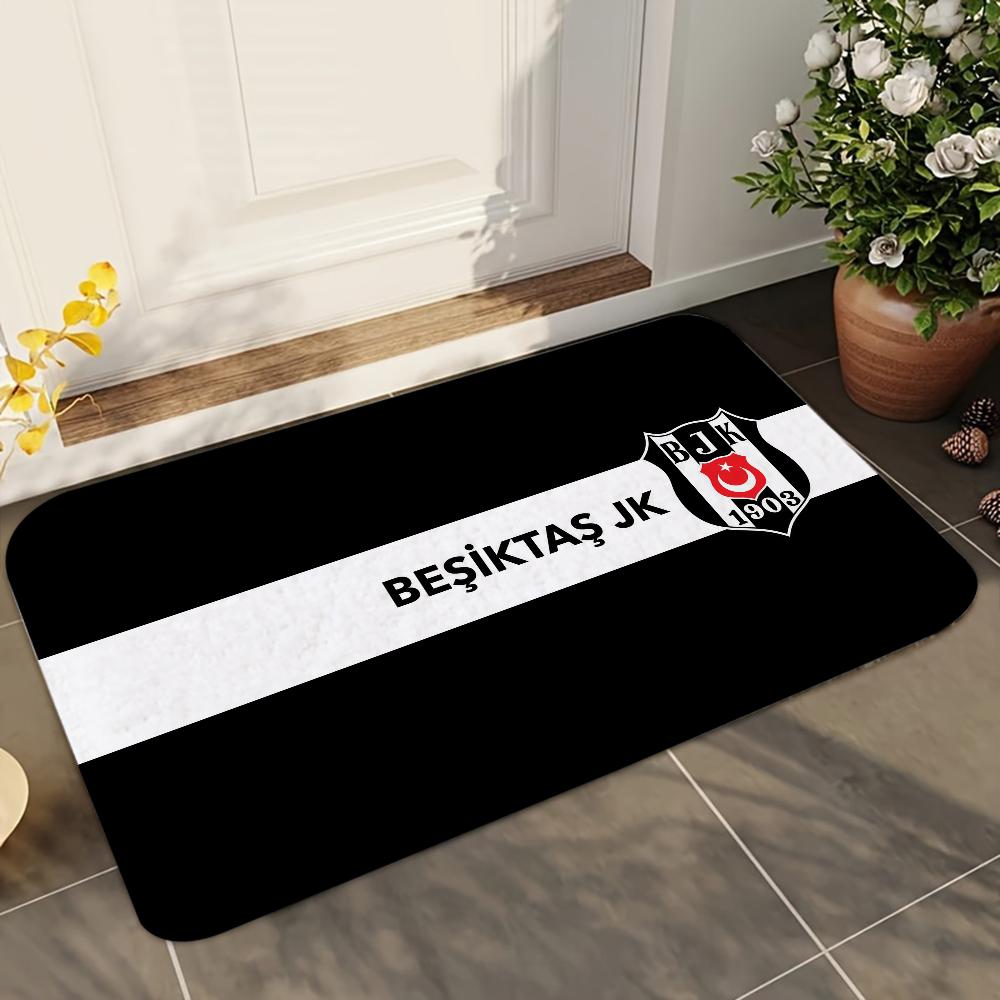 1pc Fashion Besiktas BJK Bathroom Absorbent Mats Anti-Slip Mats Home Decor Supplies Carpets Home Kitchen Floor Mats