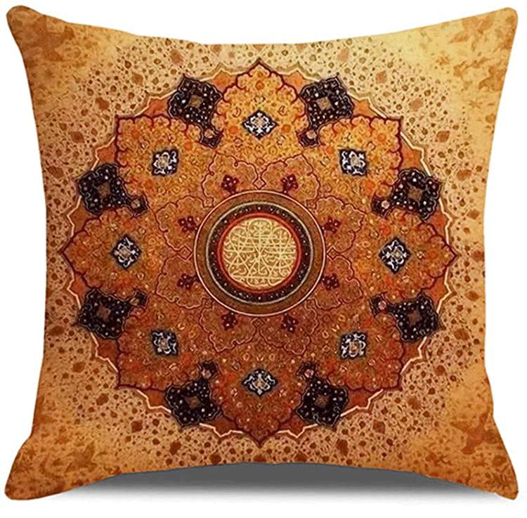 Индийский дурман, чехол для подушки, льняная наволочка, украшение для дома, гостиная, спальня, диван, автомобиль 40X40CM