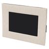 Picture Frame for Tabletop Display Leather Photo Frame for 6 Inch Photo Home Decor Unique Texture 8.5x4.7x6.5in Beige