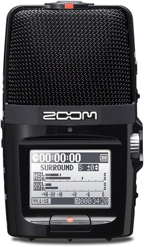 Zoom H2n Handy Recorder Black USB Microphone Stereo MS/XY