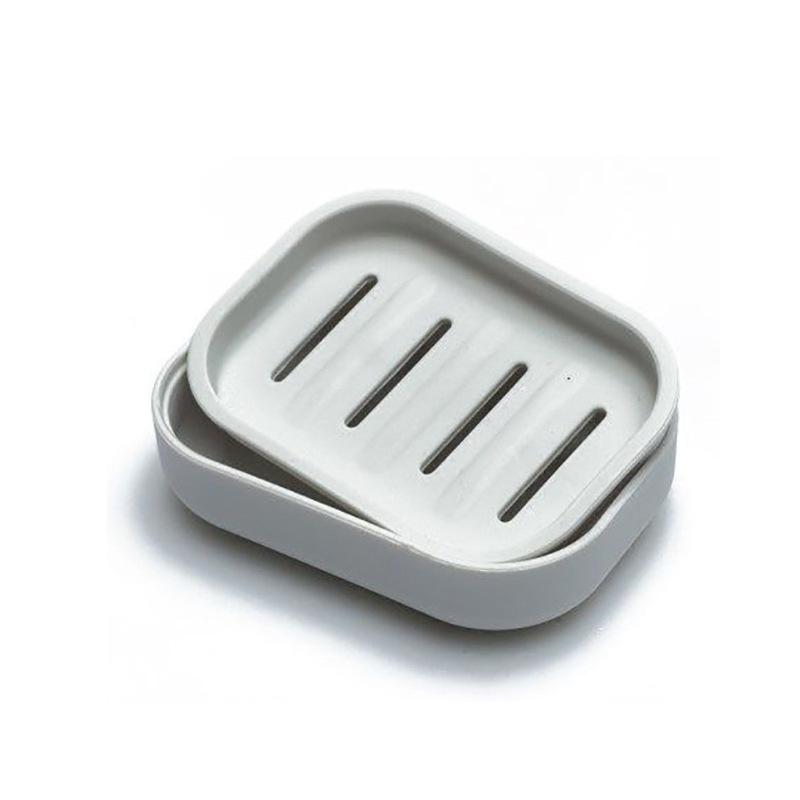 Scatola Porta Sapone Drenante, Creativa per Bagno, Supporto Sapone Artigianale, Vassoio Sapone in Plastica per Lavaggio Viso, Scatola Contenitore Porta Sapone