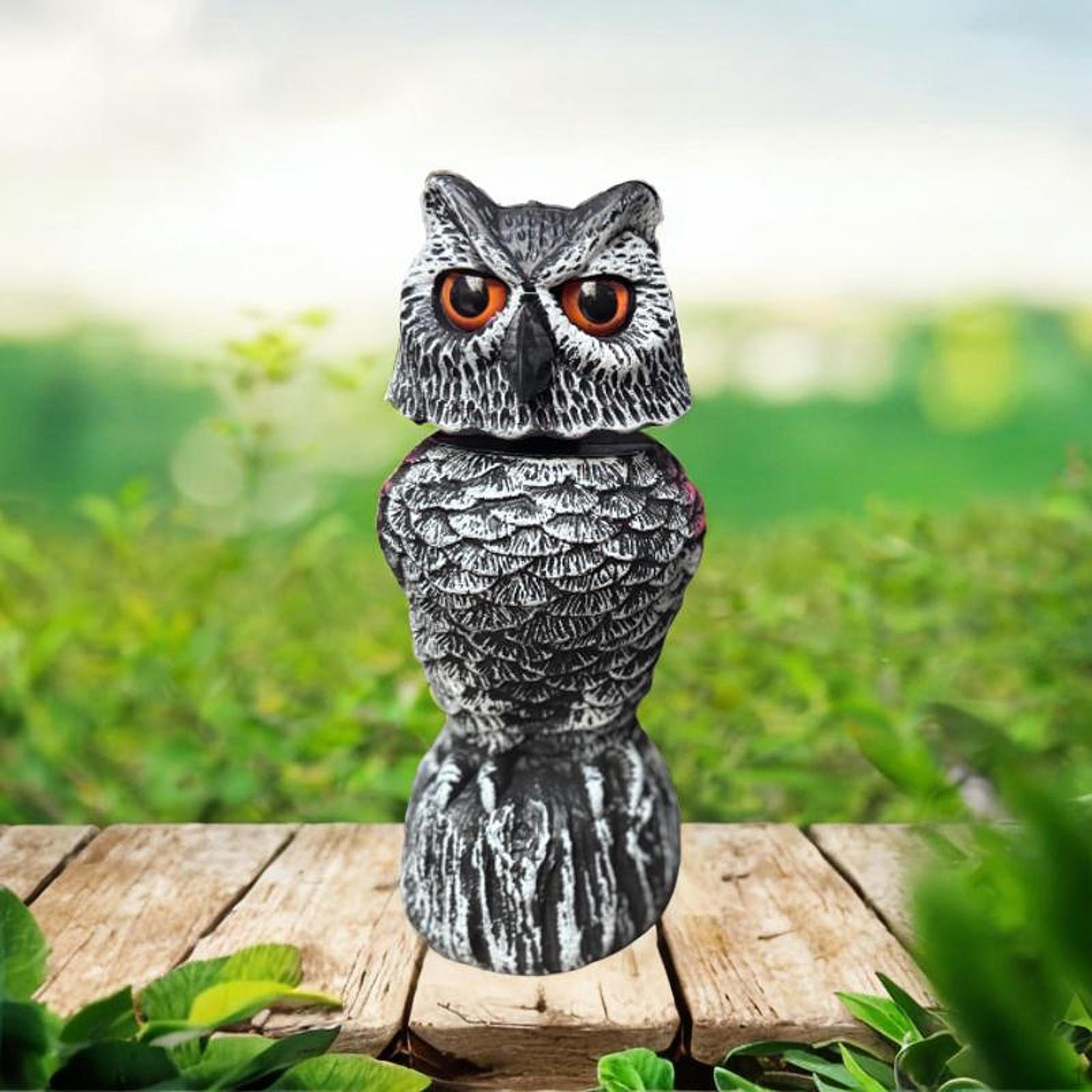 

Садова статуя Фігурки сови Подарунки Аксесуари для рукоділля, Скульптура з хитною головою Пейзажні прикраси для Style A