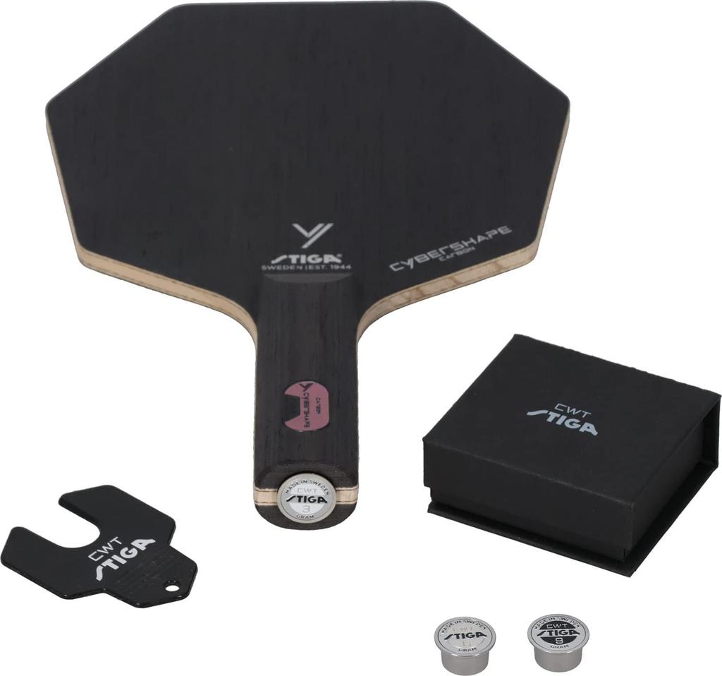 STIGA Table Tennis Racket Cyber Shape Carbon CWT STR 1602020237