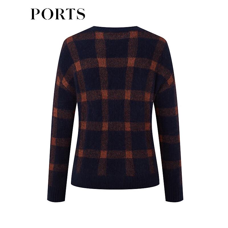 Ports Women's Plaid Jacquard Knit Top