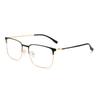 Ultra-Light Men's Metal Eyeglass Frame for Myopia - Large Face Slimming Design