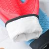 1 pair Baking Utensils Silicone Oven Gloves Anti-Scalding Heat Resistant Insulated Gloves Thick Oven Mitts Cooking