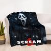 1 Stück ScreamHorror Outdoor-Decke, leichte Flanelldecke, weich & warm, Ganzjahresnutzung für Sofa, Außenbereich, Camping, Wohnzimmer, Büro, Stuhl