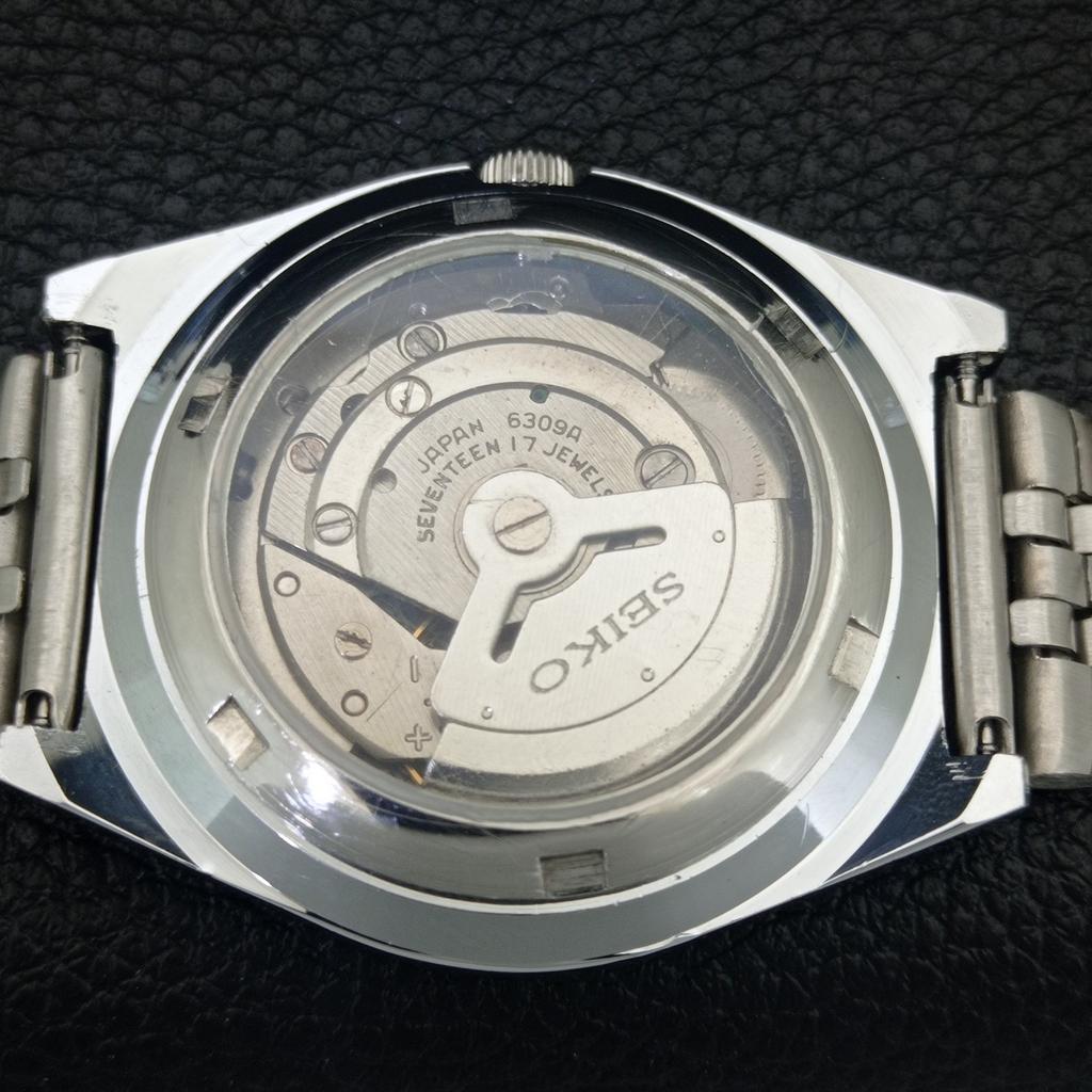 VINTAGE REFURBISHED SEIKO 5 AUTOMATIC JAPAN MENS ROMAN FIGURE WATCH a442636-1