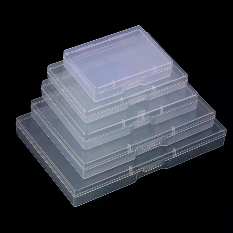 Case Durable Transparent Plastic Box Rectangular Translucent Packing Storage Organizer Dustproof Strong Jewelry Container
