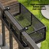 Soporte para macetas de arte en hierro Organizador de macetas multiusos Estante de almacenamiento para balcón Repisa de ventana