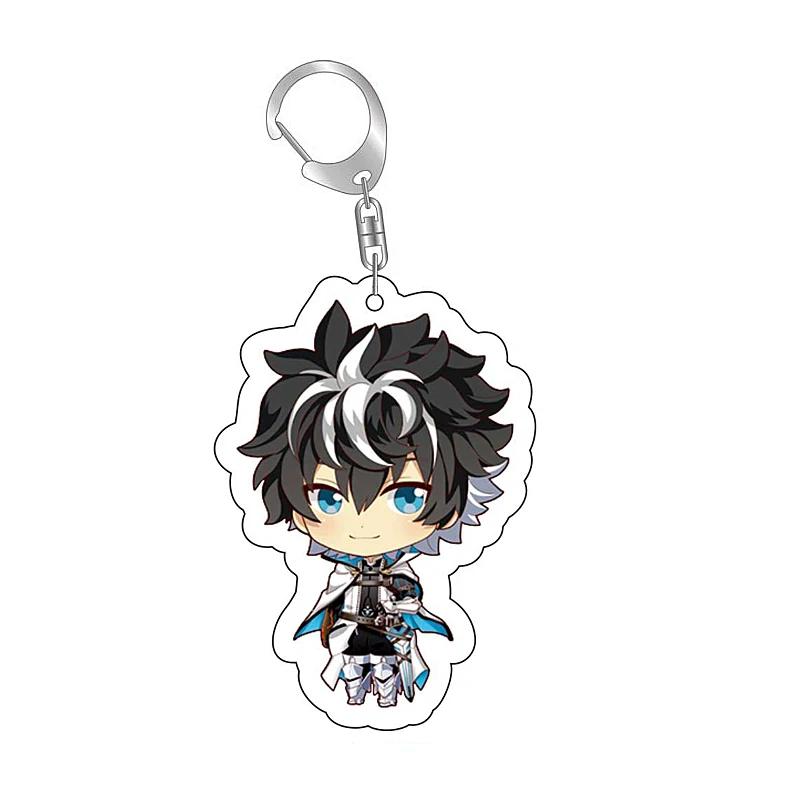 Fate Stay Night Tohsaka Rin Altria Pendragon Cute Cartoon Keychain Kawaii Keyrings Bag Parts & Trendy Gift