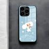 Cheburashka Handyhülle Für IPhone 17 Air 16 E Pro Max 15 14 13 Mini 12 Pro 11 Max Plus Schwarze Glasabdeckung