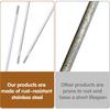 50Pcs 4.61in Stainless Steel Pen Bead Extender, Beaded Pen Supplies Rust-Resistance Stainless Steel Beads & Accessories Supplies Allowing Freedom to