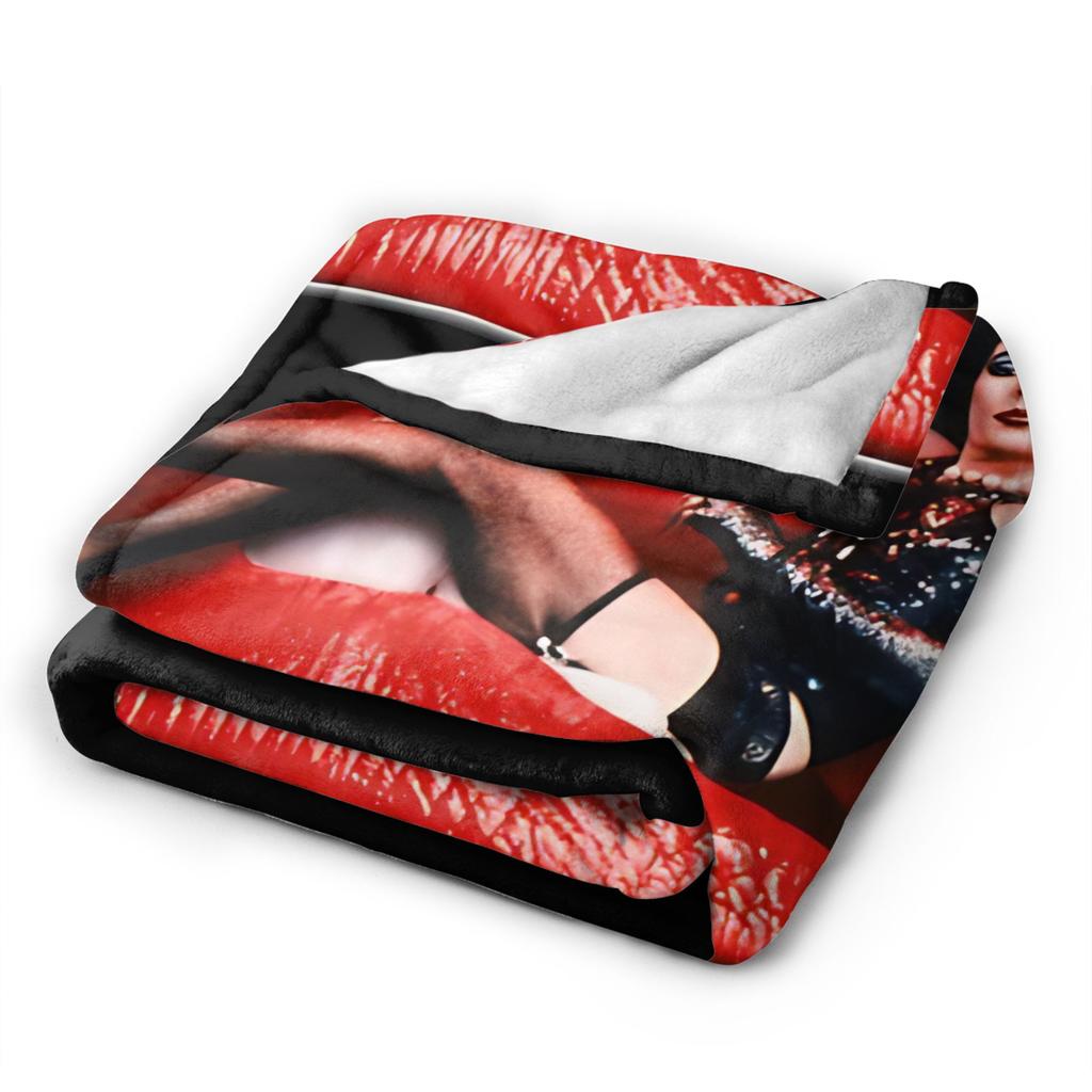 Frank N Furter Horror Movie Blanket The Rocky Horror Picture Show Flannel Warm Throw Blanket For Bedding Lounge Autumn/Winter
