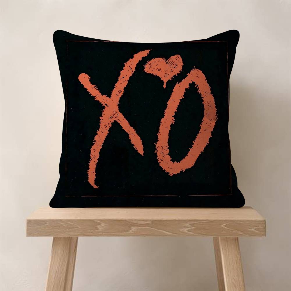 Rapper The Wweeknd X O album Cushion Cover Pillowcase Upholstery Sofa Throw Pillow Home Decor Pillowcas