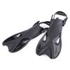Adjustable Open-Heel Swim Fins Kids Size 24-36 TPR PP POM Short Frog Snorkeling Diving Gear