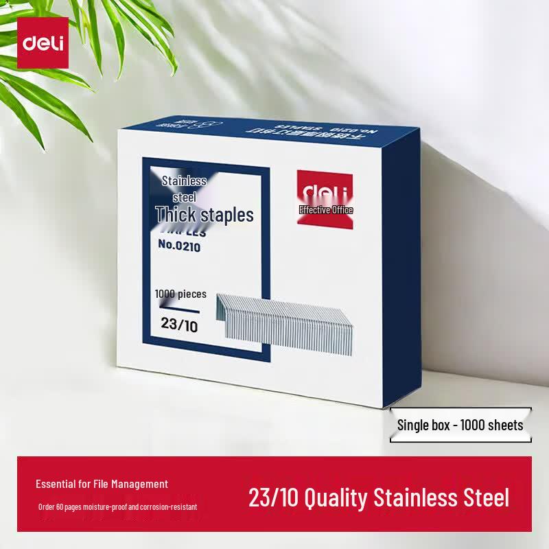 Deli 23/10 Stainless Steel Heavy Duty Staples