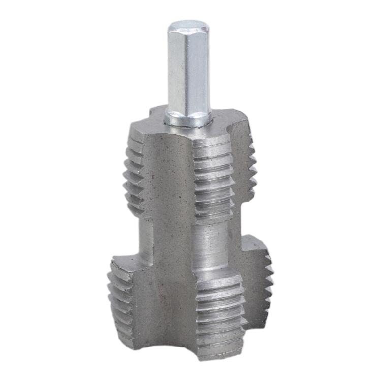 Electric Drill Adapter Hexagonal Adapter 1/2inch 3/4inch Water Pipe Inner Hole Opener Threader Maintenance Replacement