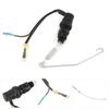 Akozon Motorcycle Universal Rear Brake Light Switch with Spring Kit for YBR125 2007 2008 2009 2010 2011 2012 2013 2014