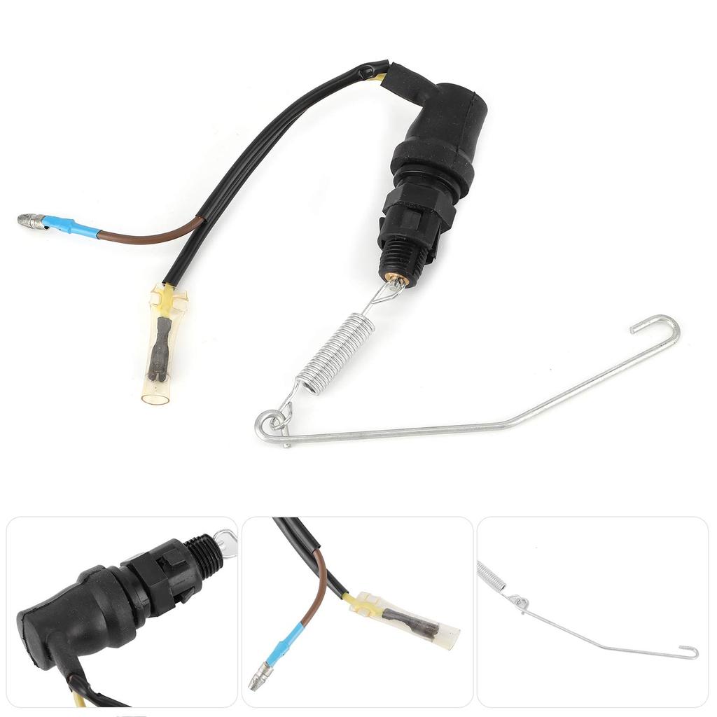 Akozon Motorcycle Universal Rear Brake Light Switch with Spring Kit for YBR125 2007 2008 2009 2010 2011 2012 2013 2014