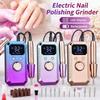32 Speeds Electric Nail File LED Display Nail Grinder Electric Nail Polishing Grinder  Nail Tools