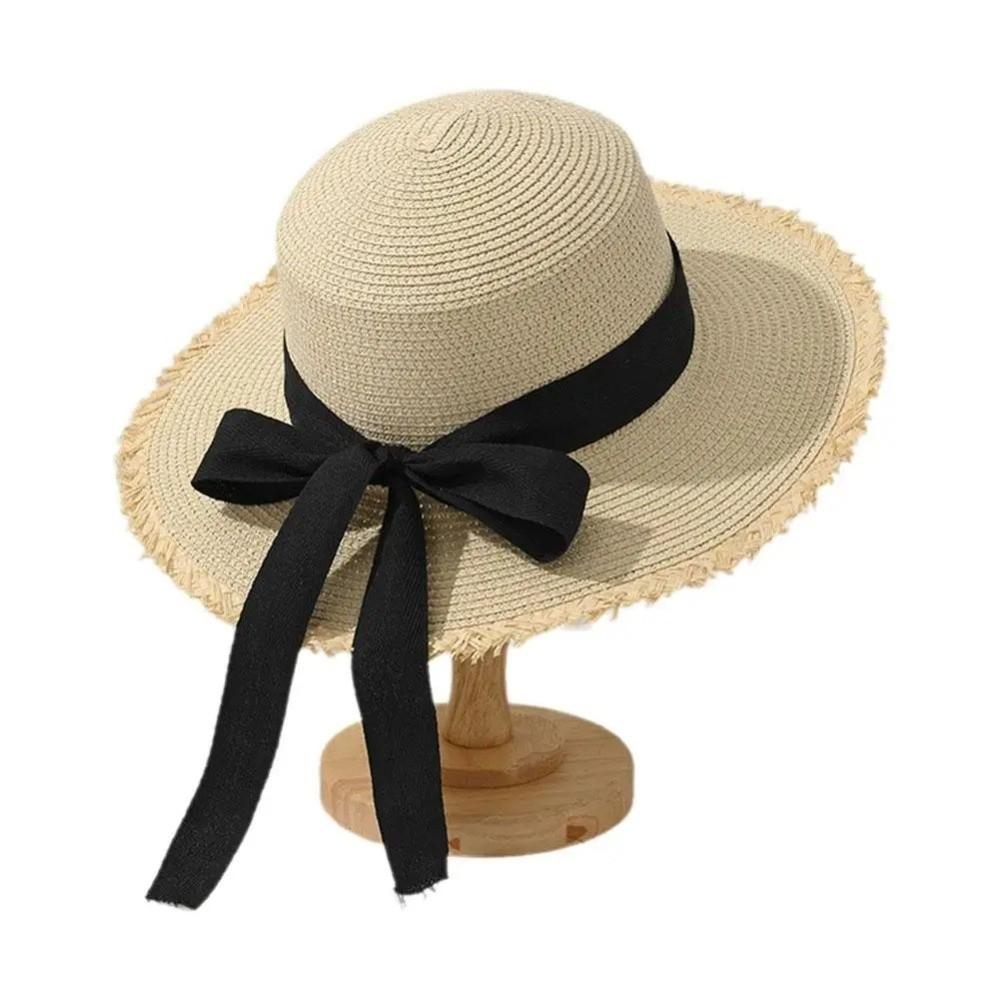 Wide Brim Fisherman Hat Breathable Beach Hat Casual Panama Hat Spring and Summer