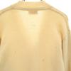 50s Vintage Long Sleeve Lettered Cardigan Beige Men's Used