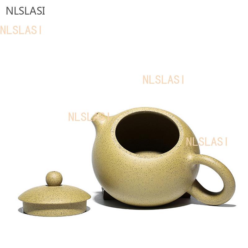 360ml Roher Erz Abschnitt Schlamm Xishi Kanne Yixing Lila Ton Teekanne Benutzerdefinierter Filter Schöne Teekanne Traditionelles Chinesisches Zisha Teegeschirr