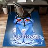 Custom KPop Demon Hunters Mat Personalized Name, Polyester Washable Indoor Entryway Rug, Gift for Christmas, Easter, Thanksgiving Day