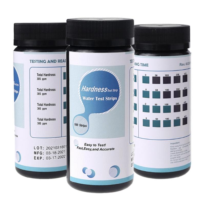 Upgrade Water Hardness Test Strips Quick & Accurate Water Softener Test Strips Hard Water Test Strips Ultimate Test Kit