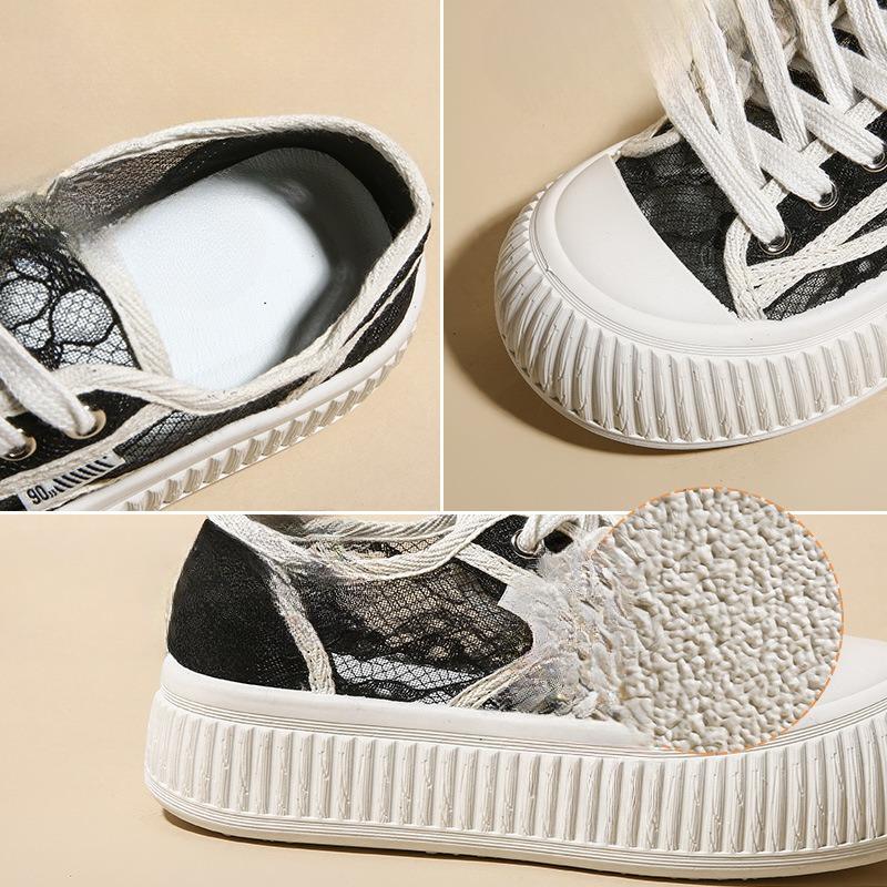 Breathable Big-toe Shoes Cloth Shoes Women's Casual Sponge Shoes