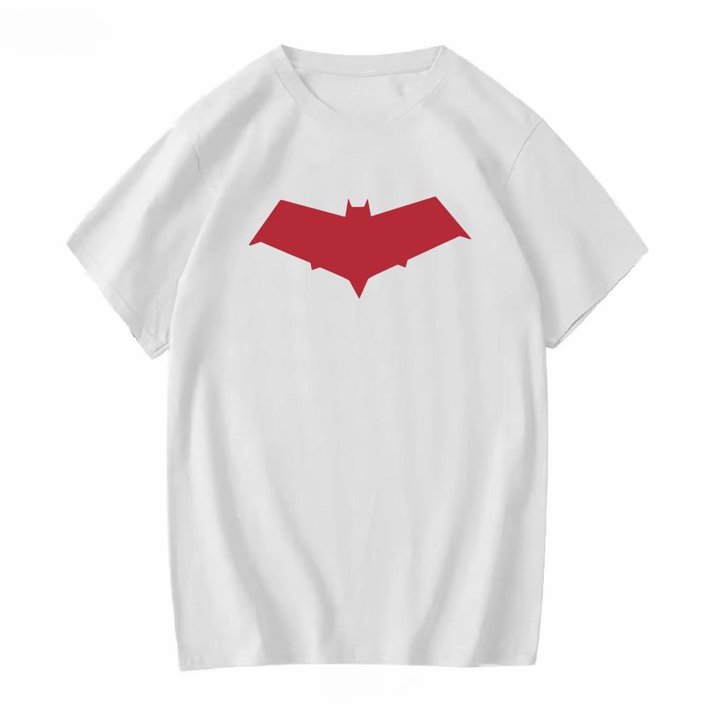 Red Hood Symbol Jason Todd T Shirt Black Long or Short Sleeves Vintage Washed Unisex Homme Fashion Tee Y2K