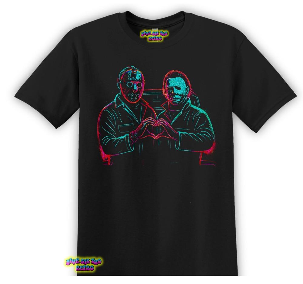 Jason Michael Myers Hand Heart Funny Horror TShirt Black S3XL Friday The 13th Unisex T-Shirt S
