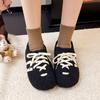 26 Winter fleece thickened fluffy shoes women's fleece thickened warm retro Birkenstock cotton shoes lightweight beanie shoes