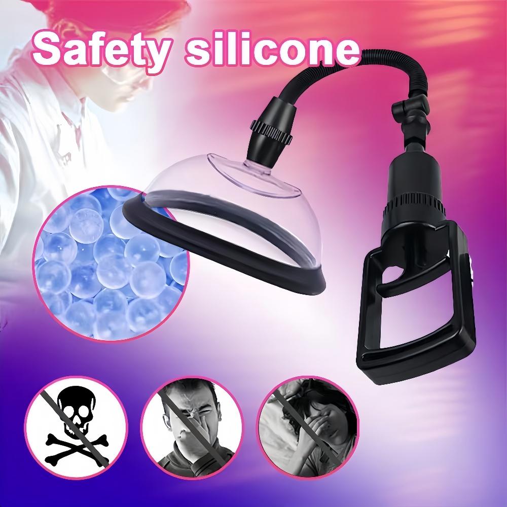 Manuální vaginální pumpa Klitorisová přísavka Masážní přístroj na ženská prsa Stimulátor bradavek Vakuová pumpa na zvětšení Ženský masturbátor