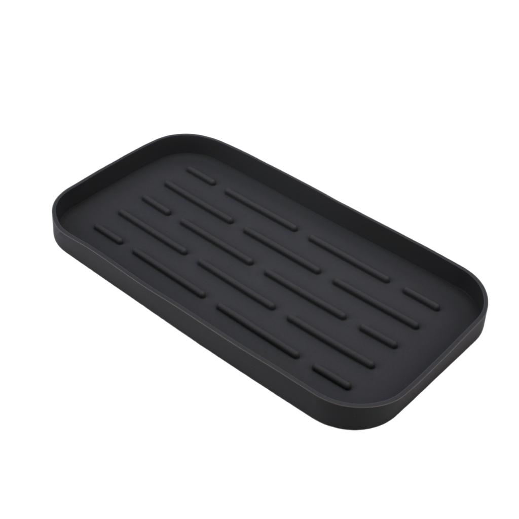 Raised Design Flexible Silicone Silicone Sponge Holder Drain Tray Accessible Coasters Features Note Accessible