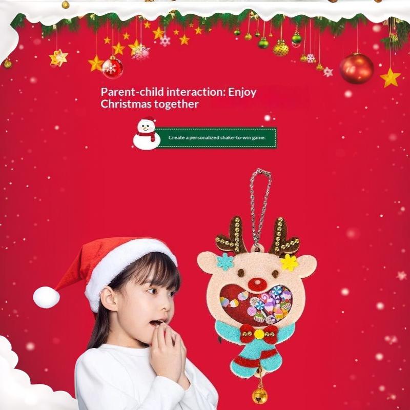 Christmas Small Gift Handmade Diy Pendant, Children'S Creative Toy Making Materials, Kindergarten Christmas Tree Decoration
