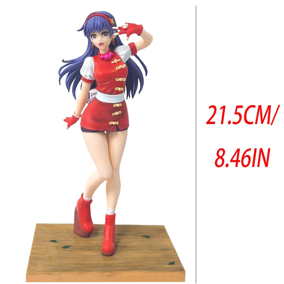 The Fighters Series Anime Figure Lori Yagami Kyo Kusanagi Asamiya Athena Game Peripheral Action Model Toys SNK king of 98 Poseable Articulated Scale