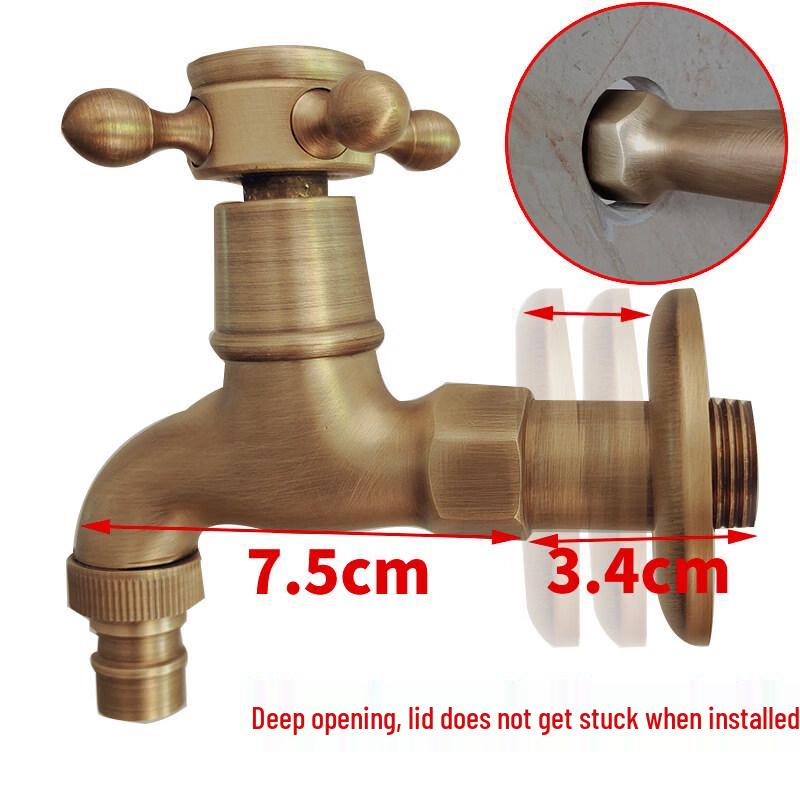 TLXT All-Copper Washing Machine Faucet